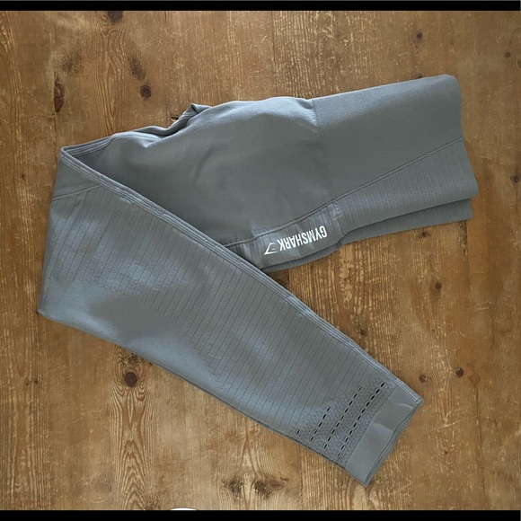 SOLD Gymshark Original Seamless Leggings Grey Sz S - Picture 3 of 5